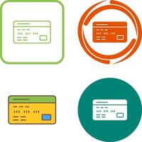 conception d'icône de carte de débit vecteur