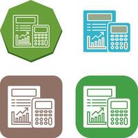 conception d'icône de calcul vecteur