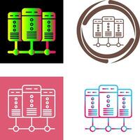 conception d'icône de serveur vecteur