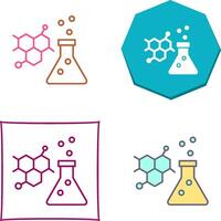 conception d'icône de chimie vecteur