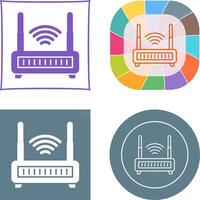 conception d'icône de routeur wifi vecteur