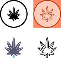 cannabis icône conception vecteur