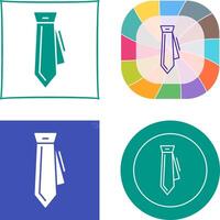conception d'icône de cravate vecteur