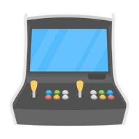 concepts de jeux d'arcade vecteur