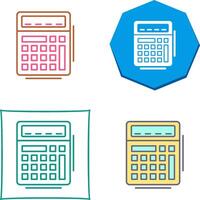 conception d & # 39; icône de calculatrice vecteur