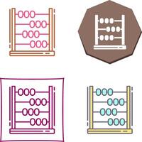 conception d'icône de boulier vecteur