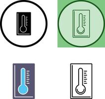 conception d'icône de thermomètre vecteur