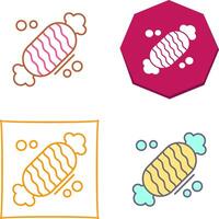 conception d'icône de bonbons vecteur