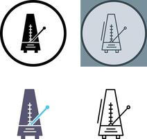 conception d'icône de métronome vecteur