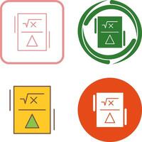 formule icône conception vecteur