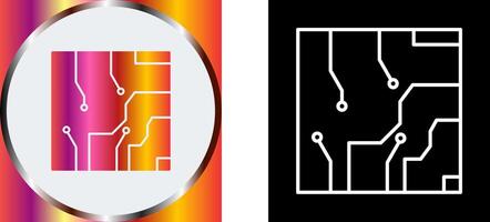 électrique circuit icône conception vecteur