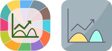 tendance dans graphique icône conception vecteur