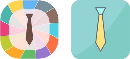 conception d'icône de cravate vecteur