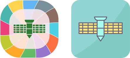 conception d'icône satellite vecteur
