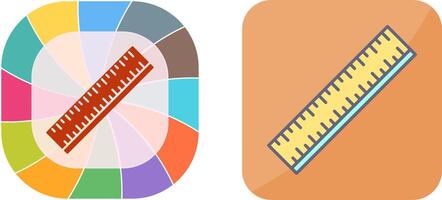 conception d'icône de règle vecteur