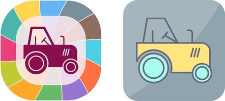 conception d'icône de tracteur vecteur