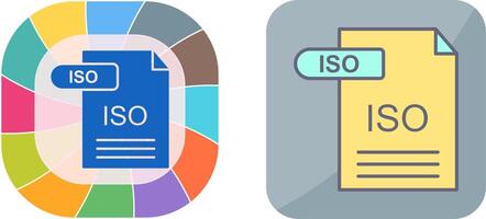 iso icône conception vecteur