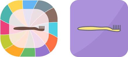 conception d'icône de brosse à dents vecteur