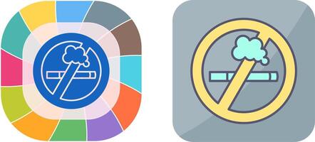 conception d'icône non fumeur vecteur