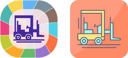 conception d'icône de chariot élévateur vecteur