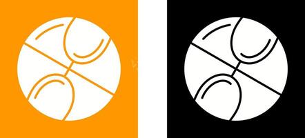 conception d'icône de basket-ball vecteur