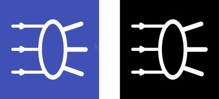 réfraction icône conception vecteur