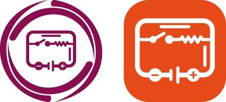 électrique circuit icône conception vecteur