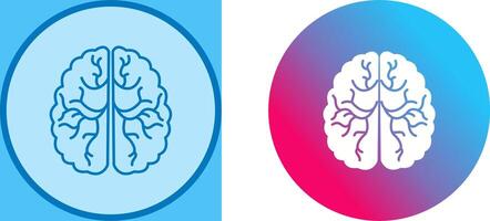 conception d'icône de cerveau vecteur