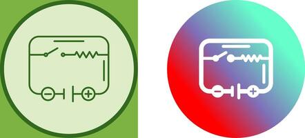 électrique circuit icône conception vecteur