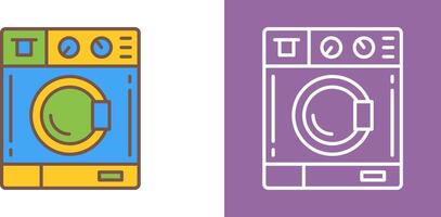 conception d'icône de machine à laver vecteur