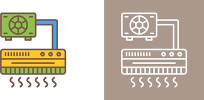 conception d'icône de climatiseur vecteur