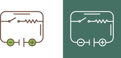 électrique circuit icône conception vecteur