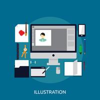 illustration Design conceptuel vecteur