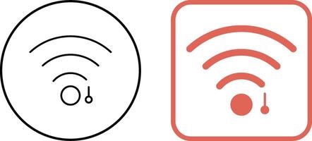 unique Wifi signe icône conception vecteur