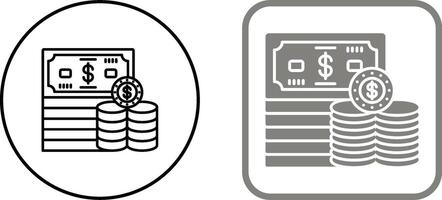 conception d'icône d'argent vecteur