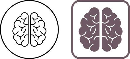 conception d'icône de cerveau vecteur