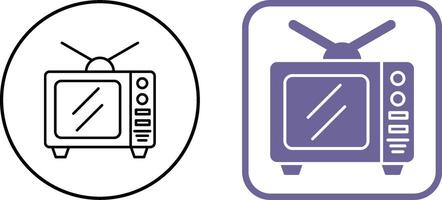 conception d'icône de télévision vecteur