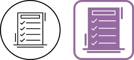 faire liste icône conception vecteur