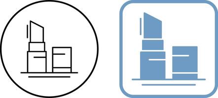 conception d'icône de rouge à lèvres vecteur