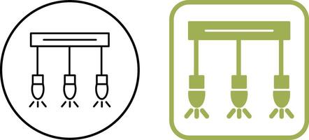 conception d'icône de lumière vecteur