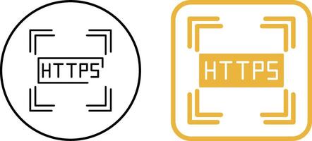 https icône conception vecteur