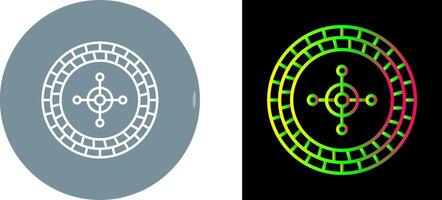 roulette icône conception vecteur