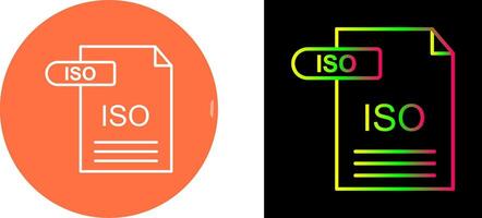 iso icône conception vecteur