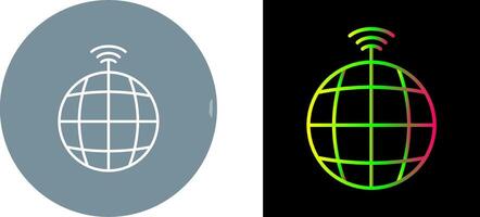 global signaux icône conception vecteur