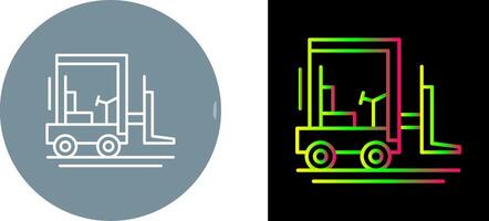 conception d'icône de chariot élévateur vecteur