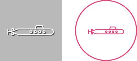 conception d'icône de sous-marin vecteur