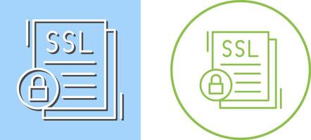 conception d'icônes ssl vecteur