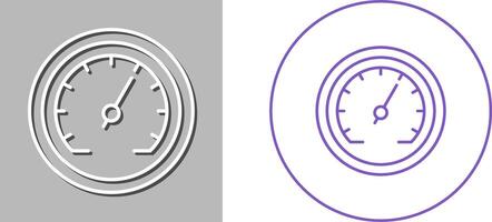 conception d'icône de compteur de vitesse vecteur