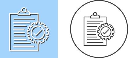 conception d'icône de liste de contrôle vecteur