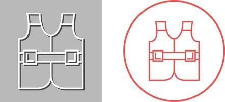 conception d'icône de gilet de sauvetage vecteur